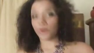 Farbige BBW legt Latino-Gluckspilz flach