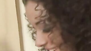 Farbige BBW legt Latino-Gluckspilz flach