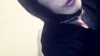 Crossdresser Emo Masturbation