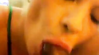 Interracial Amateur Blowjob: Color Contrast