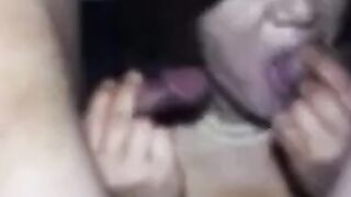 Mature Asian Crossdresser Sucks Two Cocks 2