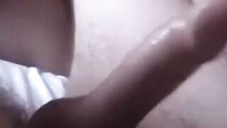 Sucking Uncut Cock and Tasting Cum