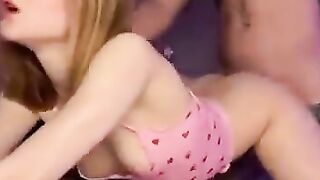Amateur Blonde Teen Stepsister Rough Fucked Sextape