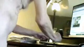 Skinny Grandpa Strokes