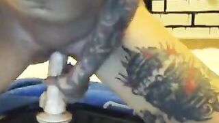 Emo Camgirl Fucks Herself