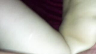 Huge Clit Hotwife with Christmad boy vibrator husband films