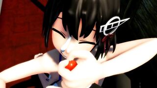 mMD she Fucked her own Boss Kancolle Girls