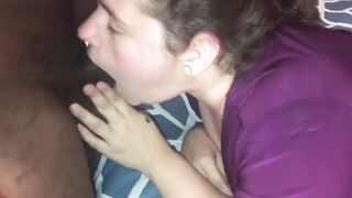 Fiance Give huge african penis a Head (Part 1/2)