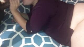 Fiance Give huge african penis a Head (Part 1/2)