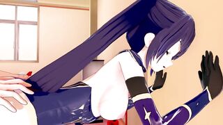 Mona Genshin Impact 3D ANIMATED 4/8