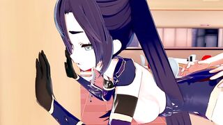 Mona Genshin Impact 3D ANIMATED 4/8