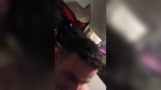 Throat and booty banged milf