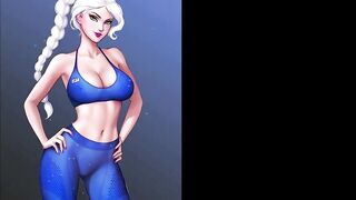 Train your Ass with Elsa [rule 34 Hentai Game] Elsa and her