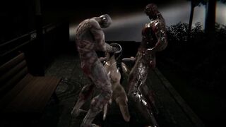 Resident Evil Zombie Porn Bj - Resident Evil - Ada Wong Zombie Gang Bang (BLOWJOB, Doggy, Riding,  Piledriver,