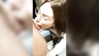 SNAPCHAT WOMEN GIVES ORAL SEX TO HER BOSS WHILE ON COFFEE BREAK