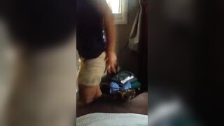 Married White Wife Sucking huge ebony dick