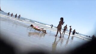 Tremendous young with a small bikini g-string !