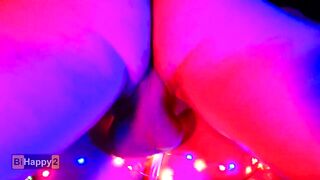 Banged! through a Garland of Lights and Jizzed in the Snow Maiden