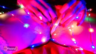 Banged! through a Garland of Lights and Jizzed in the Snow Maiden