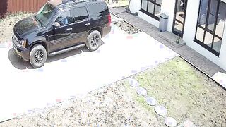 Busty Teen Caught Sucking BF's Cock Outdoors!