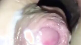 Bareback Creaming of a Slut by Multiple Men