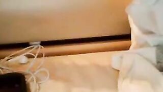 Hairy Stud Shoots Cum All Over Himself