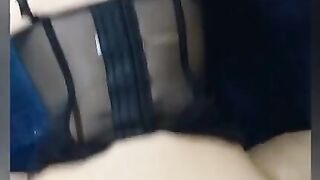 Big-Cock Pounds Pussy, Twice Creampie