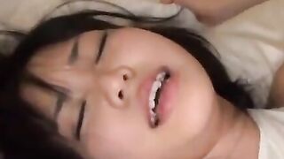 Japanese amazing teen surprised with hot threesome sex More at Elitejavhd.com
