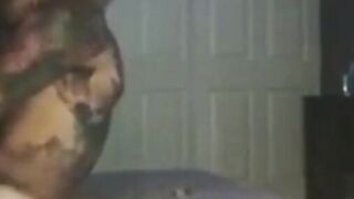 Huge-cocked bear daddy barebacks his boy