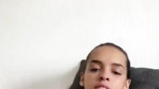 Ebony Teen Girl And Her Toy