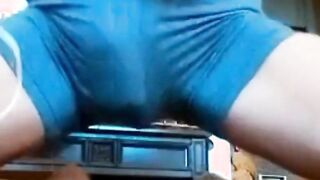 Cumming In My Wet Spandex Shorts