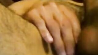 Uncut Latino Plays with His Big Dick and Cums Inside His Foreskin