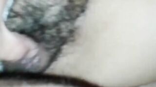 Hairy Pussy Milf Gets Anal Fucked in White Panties
