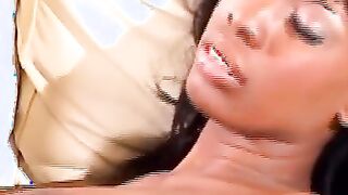 Black man fucking hot brunette's ass!