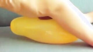 Twink Humps Yellow Balloon to Cum