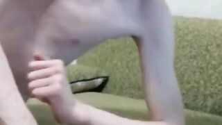 Cute Twink's Smile Brightens a Solo Session