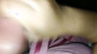 Big-Titted Asian MILF's Rough Blowjob Before Work