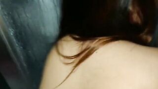 Big-Titted Asian MILF's Rough Blowjob Before Work