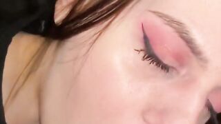 Russian Teen Loves Sucking Cock and Taking Facial!