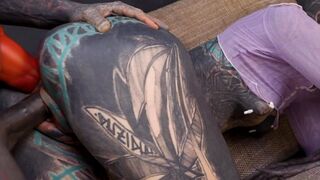 Anuskatzz gets butt fucked with toys and a dick