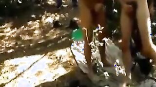 Outdoor Amateur Group Sex 2