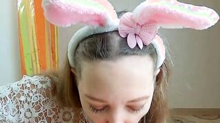 Teen Deepthroats Older Man - Amateur Blowjob Ends with a Throatpie