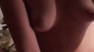American Brunette Amateur Couple Homemade Blowjob Video
