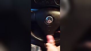 a boy tells his friend what a dirty steering wheel you have so I would use your penis
