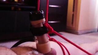 Toy Machine Milks Man Dry with Ruined Orgasms