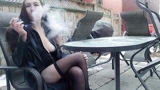 INHALE 52 Smoking Fetish & Risky Outside Nudity by Gypsy Dolores