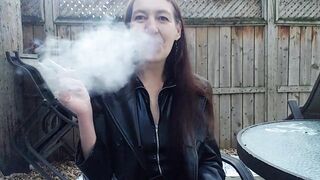 INHALE 52 Smoking Fetish & Risky Outside Nudity by Gypsy Dolores