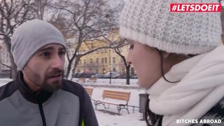 Bitches abroad - Skinny Italian Tourist Francesca DiCaprio Rides Big Cock inside