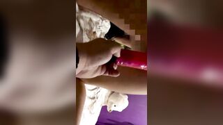 Penis 36 Cm Fucking in the Vagina inside the Ass Squirt Impulsive