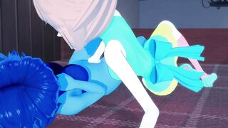 Lapis and Pearl Fucking Upstairs, Licking Pussy and Tribbing - Steven Universe